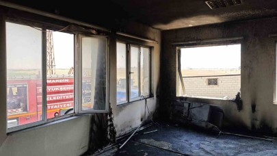 Taziye evinde çıkan yangın söndürüldü