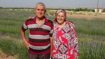 İnternetten gördüler, lavanta üreticisi oldular