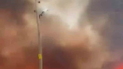 350 dönüm buğday tarlası küle döndü