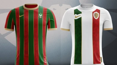 Amedsporlular en çok çubuklu formayı beğendi