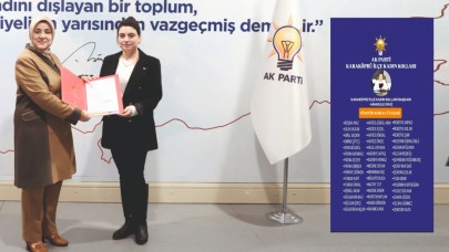 Ak Parti Karaköprü Kadın Kolları yönetimi belli oldu