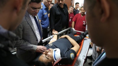 Şanlıurfa’da Görev Başındaki Polisler Kazada Yaralandı