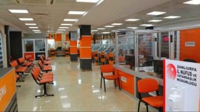 Şanlıurfa'da Nüfus Müdürlükleri hafta sonu açık!