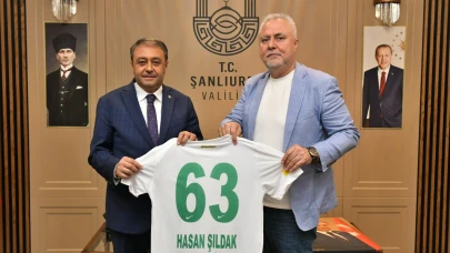 Şanlıurfaspor'dan Vali Şıldak'a teşekkür