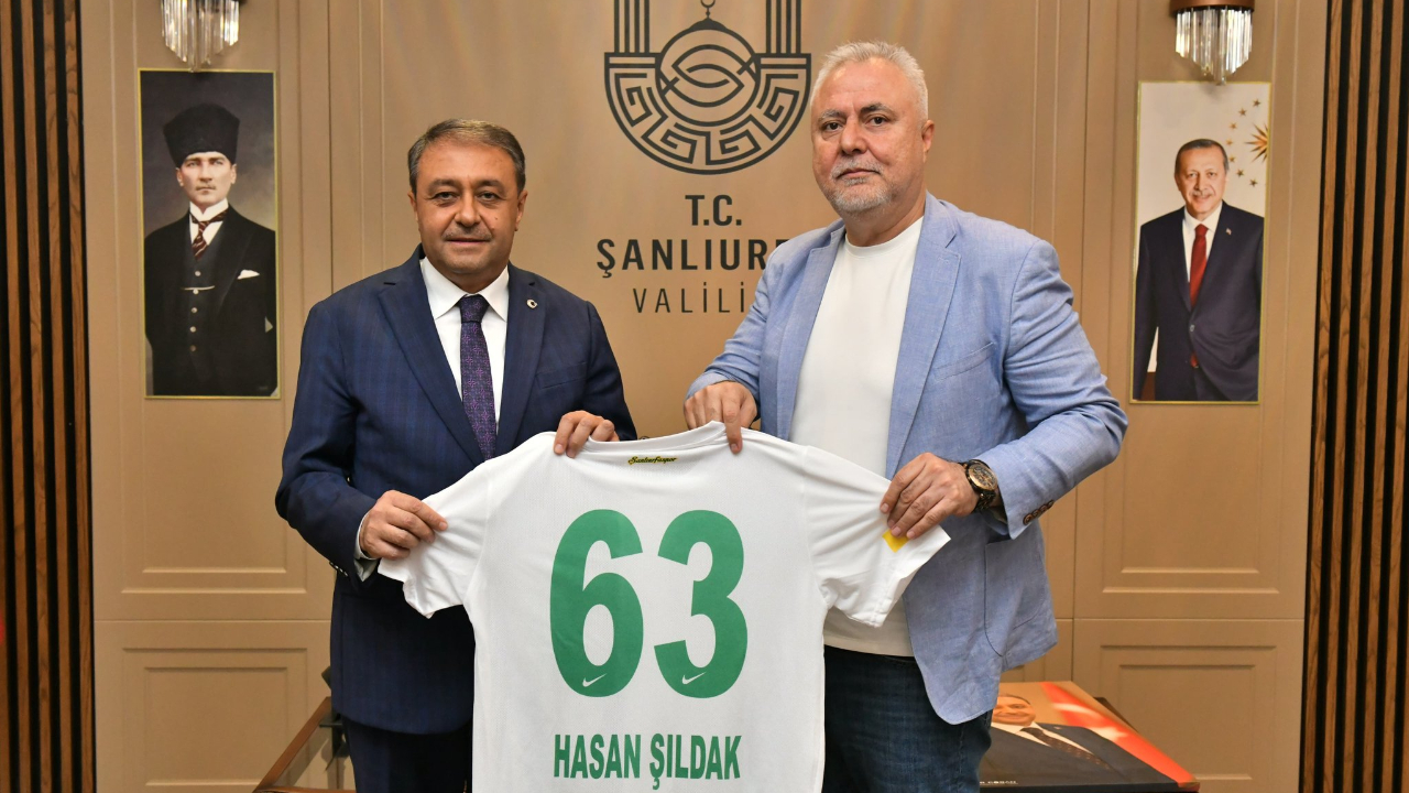 Şanlıurfaspor'dan Vali Şıldak'a teşekkür