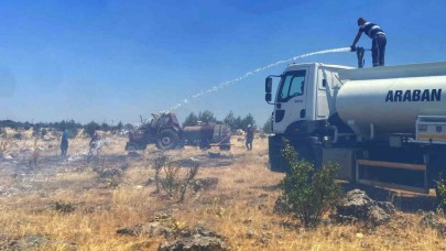 Çıkan örtü yangını söndürüldü