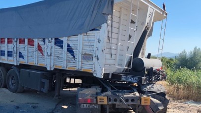 Tır ile beton mikseri çarpıştı: 1 yaralı