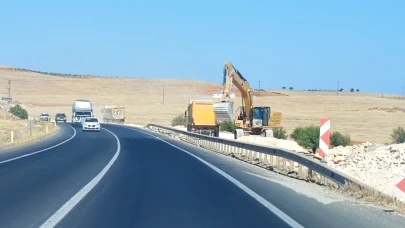 Şanlıurfa-Suruç 'Ölüm yolu'nda yeniden iş başı!