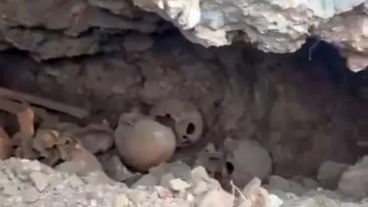 Temel Kazısında İnsan Kafatasları ve Kemikleri Bulundu