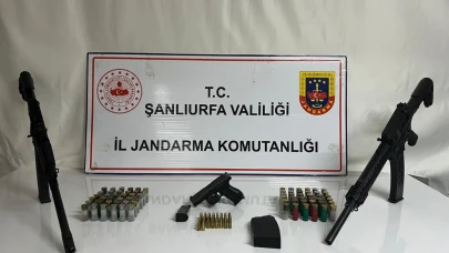 Şanlıurfa’da Ruhsatsız Tabanca ve Av Tüfeği Ele Geçirildi