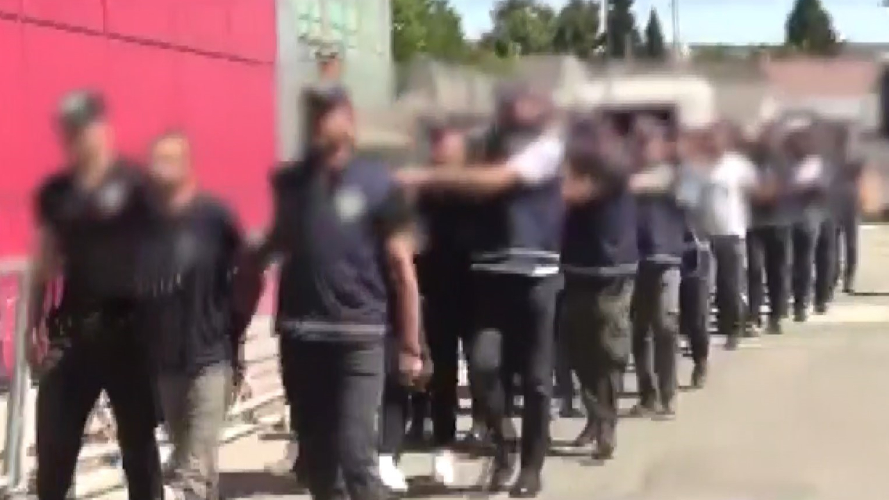 ’Change araç’ operasyonu: 13 şahıs tutuklandı
