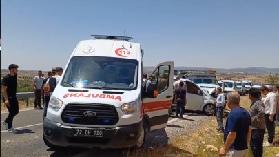 İki aracın çarpıştığı kazada 2 kişi yaralandı