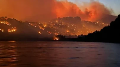 Yunanistan Girit’te Orman Yangını