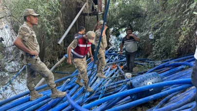 Tamir için girdiği Fırat'ta akıma kapıldı