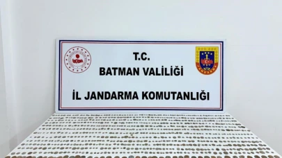 Müşteri kılığına giren jandarma ekipleri bin 245 sikke ele geçirildi