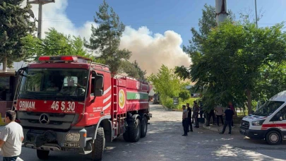 Halı fabrikasında yangın