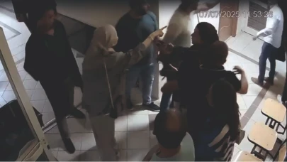 Şanlıurfa'da Avukatların gerginliği kameraya yansıdı