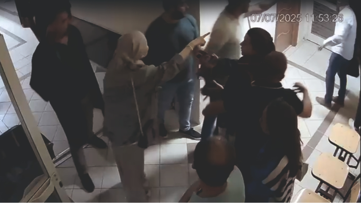Şanlıurfa'da Avukatların gerginliği kameraya yansıdı