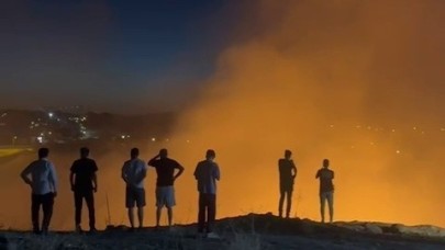 Ormanlık alanda çıkan yangın korkuttu