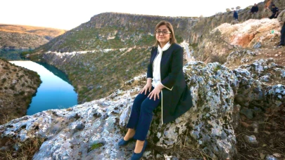 Fatma Başkan paylaştı. Fırat'tan kartpostallık görüntüler