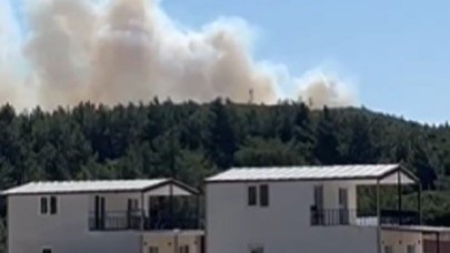 Urla’daki yangında ekip sayısı artırıldı