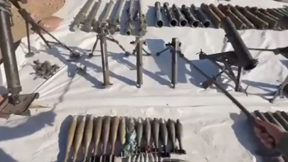 Terör Mağarası Cephaneliğe Çevrilmiş!