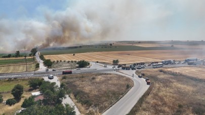 Edirne’de Kıyamet Gibi Yangın!