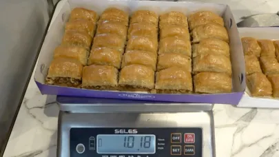 Şanlıurfa'da baklavaya tartı ayarı geldi