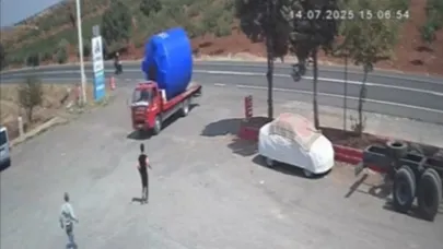El frenini çekmeyi unuttu, faciadan dönüldü