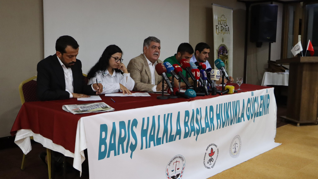Şanlıurfa Barosu'ndan 'Terörsüz Türkiye' sürecine destek