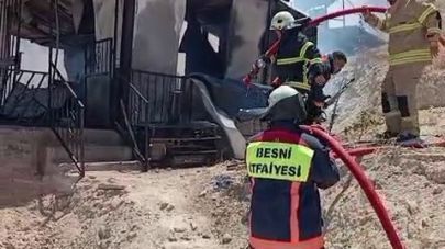 Bağ evinde korkutan yangın