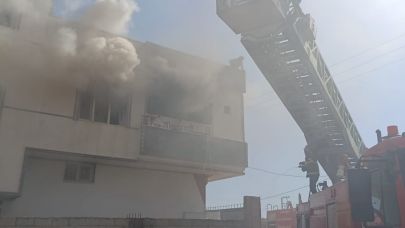 Müstakil evde çıkan yangın söndürüldü