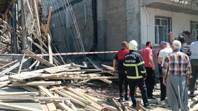 Beton dökülürken inşaat çöktü: 7 kişi yaralandı