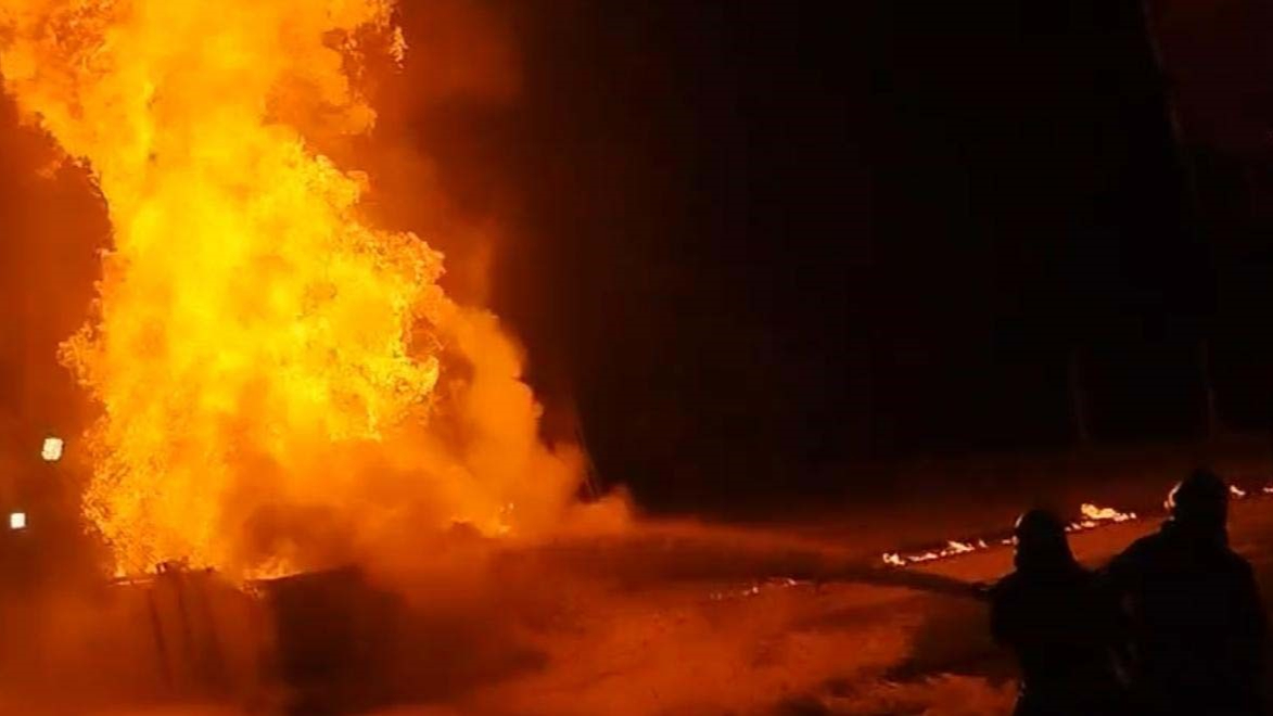 Petrol kuyusunda yangın: 3’ü ağır, 8 yaralı