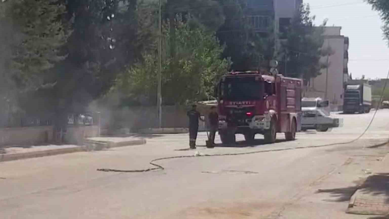 Elektrik hattı sıcağa dayanamadı