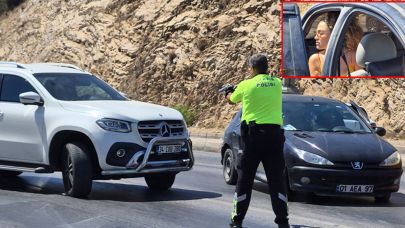 Tatlıses'in kızı trafikte olay çıkardı
