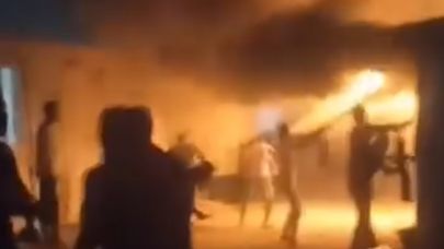 Konteyner kentte çıkan yangın paniğe neden oldu