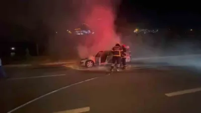 Karaköprü'de korkutan yangın: Bir anda alev aldı