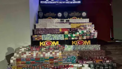 3 milyon TL’lik gümrük kaçağı