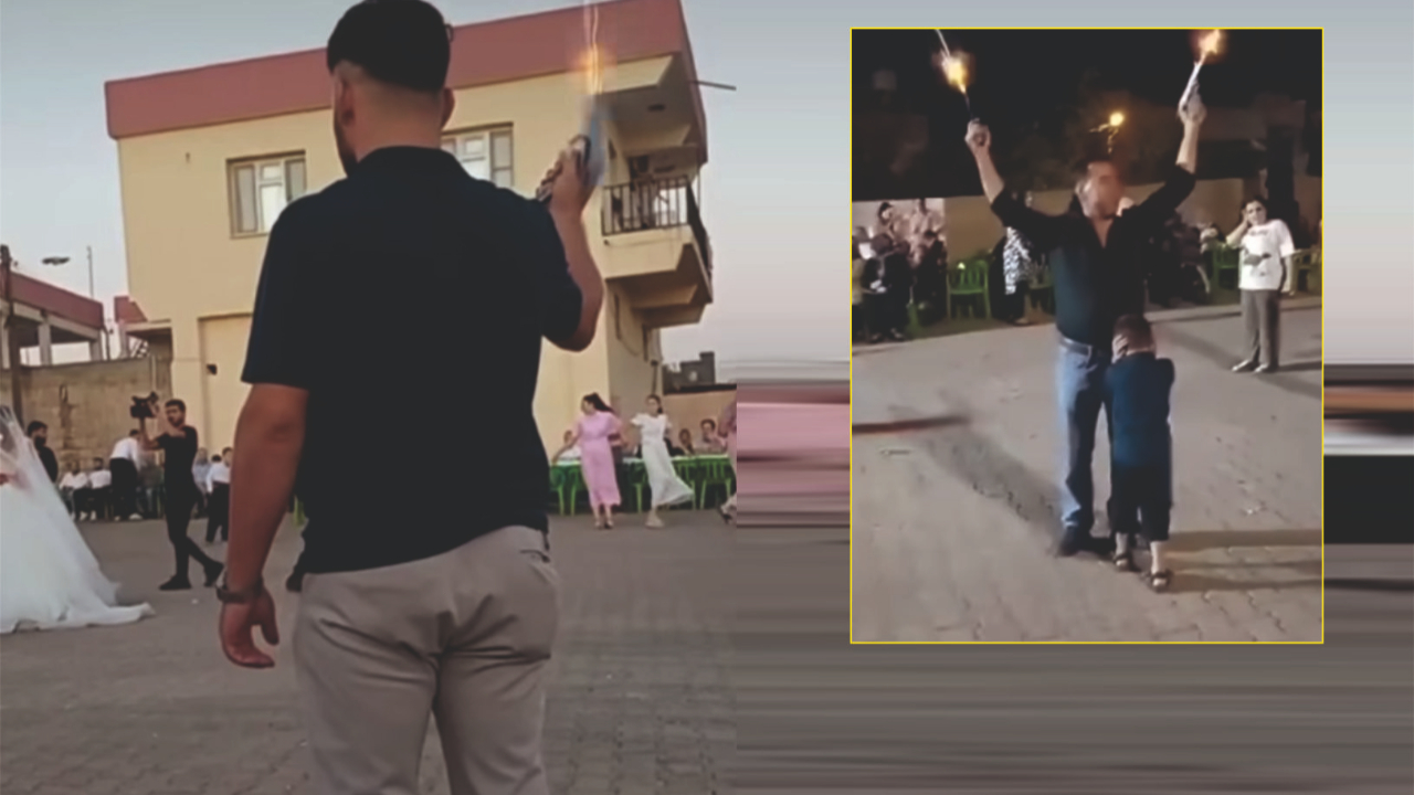 Düğün magandaları yine sahnede! Ders almıyorlar