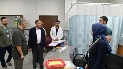 Validen Hastane aciline habersiz ziyaret