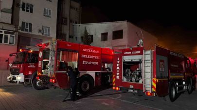 Binada çıkan yangın korkuttu