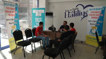 HALİLİYE BELEDİYESİ, TERCİH DANIŞMANLIK MERKEZİ İLE GENÇLERİN YANINDA