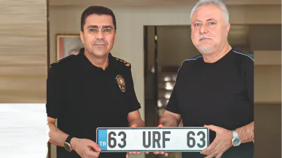 Özel plaka Şanlıurfaspor için sahibini arıyor