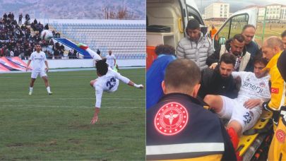 ÖNCE GOL REKORU KIRDI, SONRA AYAĞINI!