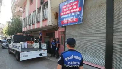 Zabıtaya saldıran esnaf tutuklandı, iş yerinde 418 kilogram tarihi geçmiş ürün bulundu