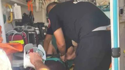 Yüksekten düşen kız çocuğu yaralandı