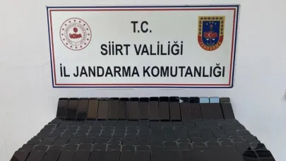 10 milyon lira değerinde kaçak cep telefonu ele geçirildi