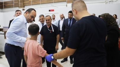 Şanlıurfa'da hastanelere yakın takip