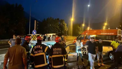 Kırmızı ışıkta geçen otomobil, araca çarptı: 5 yaralı